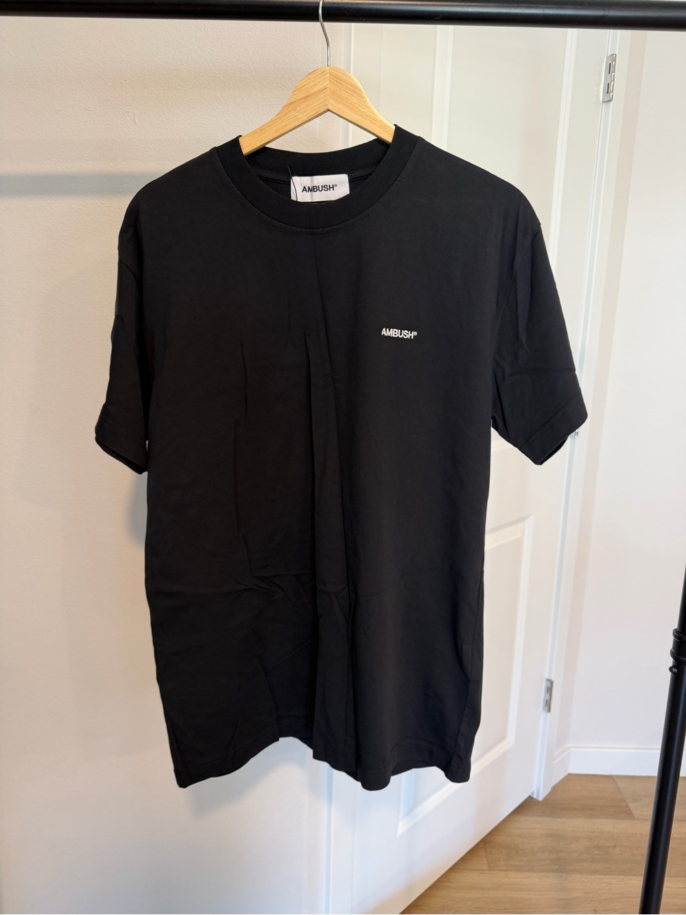 ANBUSH® Black Short-Sleeve Logo Tee